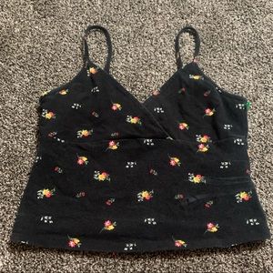 floral crop top